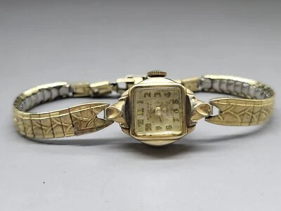 Vintage Rodania Incabloc 10K RGP 17 Jewel Ladie's Wristwatch Unadj Swiss Runs - Image 1 of 4