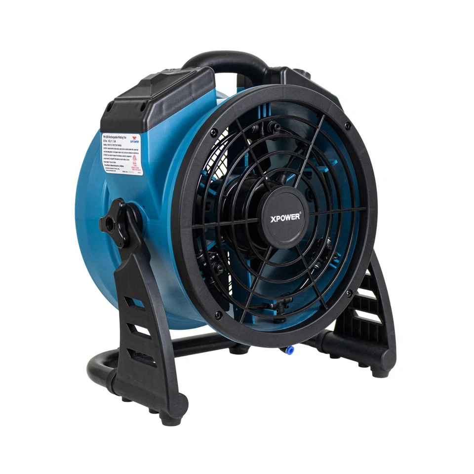 XPower FM-65B 900 CFM Portable Battery Powered Misting Fan Certified-Refurbished - Image 1 of 4