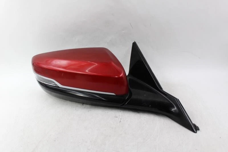 Espejo retrovisor de puerta rojo del lado derecho del pasajero eléctrico compatible con Cadillac CTS 2016-2019 OEM 29477 Foto 1 de 4