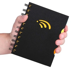 A5 Notebook, 5 Subject Spiral Notebook and Journals, Wide Ruled, Lab Professi... - Picture 1 of 7