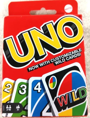 UNO Card Game with Customizable Wild Cards Classic - Image 1 of 3