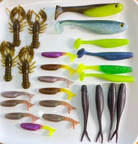 Soft Plastic Swimbaits - Bait Maker's Mix - 24 Artikel - Sofort im Angebot!!! - Bild 1 von 1