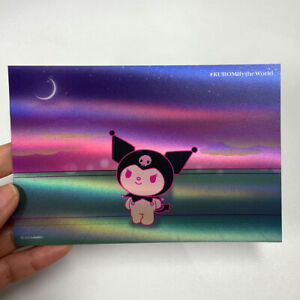 Kuromi Holographic Sanrio Emotional Postcard Special Unique Project Mascot Gift 