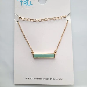 Juego de 2 collares Time and Tru con extensor de 16" y 20" - Imagen 1 de 7