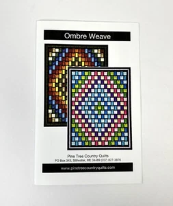 Quilt Pattern OMBRE WEAVE by Pine Tree Country Quilts - 58" x 75" - Picture 1 of 2