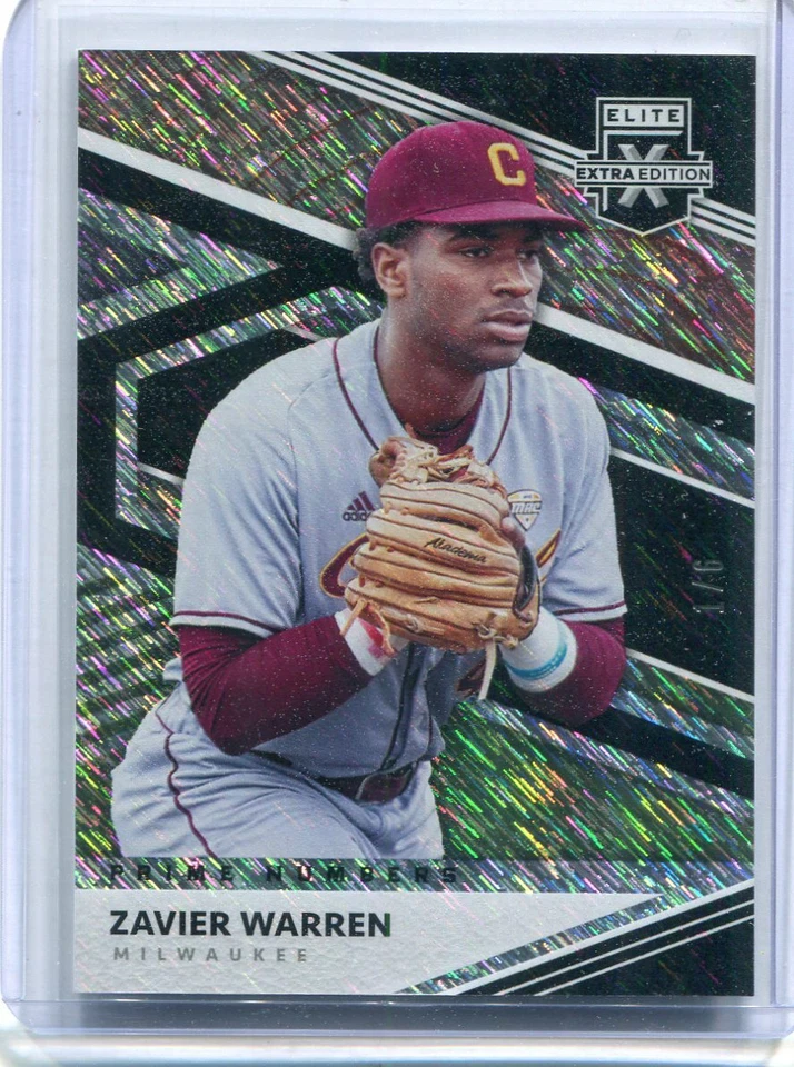 2020 Elite Extra Edition Prime Numbers C Zavier Warren 1/6 - Image 1 of 1