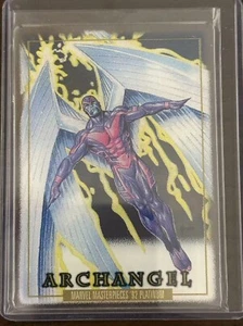 2024 Upper Deck Marvel Masterpieces 92 Platinum Plexi Archangel #8 - Picture 1 of 2