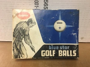(12) New Vintage Regent Blue Star Golf Balls L@@K!!! - Picture 1 of 2