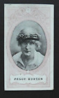 Wills Scissors Cigarette Card 1915 Actresses Mauve Surround #18 Peggy Kurton