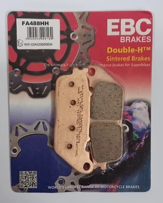 Pastillas de freno de disco traseras sinterizadas EBC (1 juego) para HONDA VFR800 (2014 a 2021) Foto 1 de 4