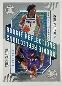 Anthony Edwards / Vince Carter 2020-21 Illusions Rookie Reflections #13 RC