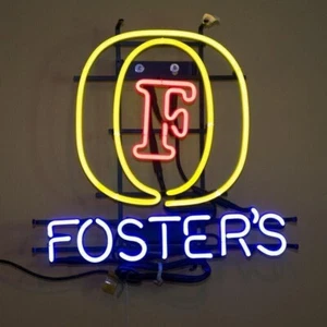 Foster's Australian Lager Neon Sign 19x15 Lamp Beer Bar Store Pub Wall Decor - Picture 1 of 1