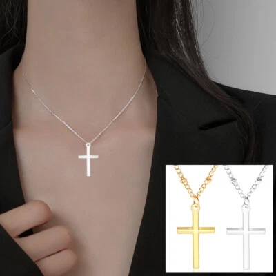Modeschmuck Positionierung Perlen Kreuz Halskette Kreuz Anhänger Halsketten / - Bild 1 von 4