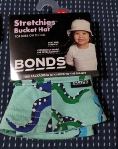 BNWT Baby's Bonds Stretchies Summer Bucket Hat Size M 00-0 - Picture 1 of 4