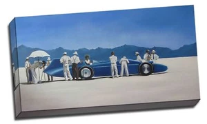 Arte de pared con impresión en lienzo Bluebird At Bonneville Jack Vetriano 30x16" - Imagen 1 de 1