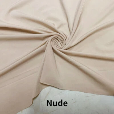 Nylon Spandex 4 Way Power Stretch Silky Fabric Material for Mesh Lingerie Sewing - Image 1 of 4