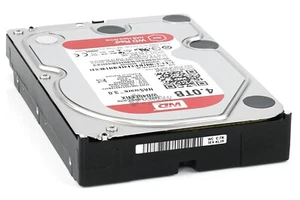 WD40EFRX WD RED NAS HDD 4TB 5.4K 6G SATA 64MB PAMIĘĆ PODRĘCZNA 3.5" LFF NASWARE 3.0 - Zdjęcie 1 z 7