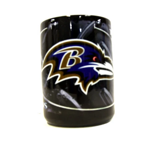Officially Licensed NFL Baltimore Ravens Team Rally Coffee Mug, 15 oz Cover
