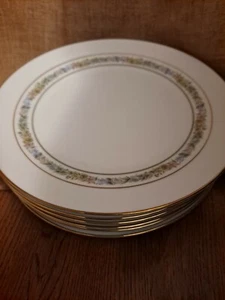 Noritake Macon #6717 Japan 8 1/4" Salad Plates / 6 - Picture 1 of 4