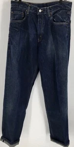 Vintage 90s Levi Strauss Lot 53 redline selvage RED TAB denim jeans 33x32 - Picture 1 of 6
