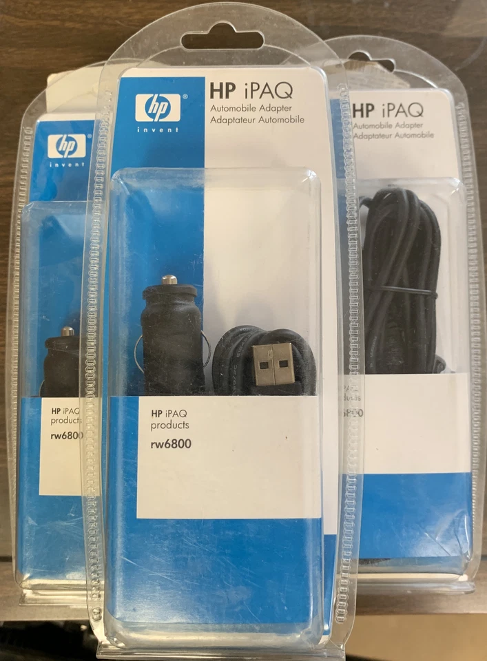 NEW - HP Auto Adapter/Car Charger for iPAQ Pocket PC - USB MIni (FA765AA#AC3) - Image 1 of 3