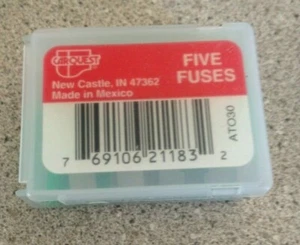 Carquest Five Fuses ATO30 - Picture 1 of 2