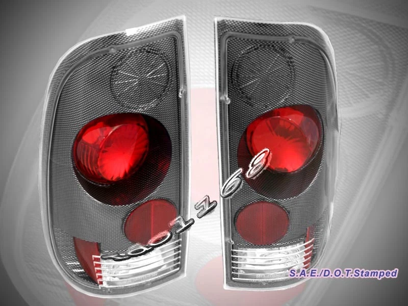 1999-2007 FORD F250 F350 F450 F550 TAIL LIGHTS CARBON FIBER SUPER DUTY BRAND NEW - Image 1 of 1