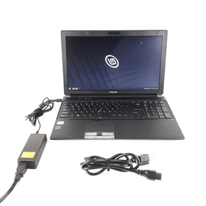 Ordinateur portable Toshiba Tecra R950 15,6" i5-3230M 8 Go RAM 256 Go SSD Linux comme neuf DVD avec caméra - Photo 1/14