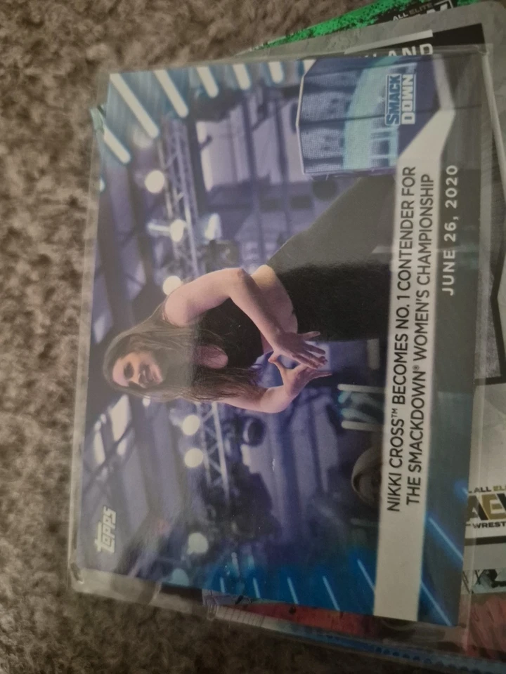 2021 Topps WWE Women's Division Blue #'d 2/25 Nikki Cross #33 - Image 1 of 1