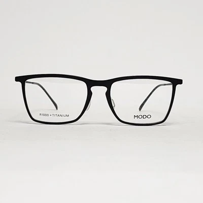 Gafas cuadradas de titanio ultraligeras MODO 7054A para hombre en negro mate | 52 mm Foto 1 de 4