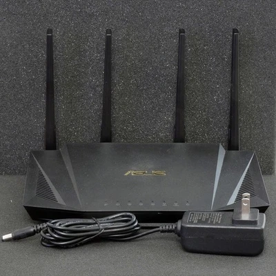 ASUS RT-AX3000 v2 Dual Band WIFI 6 Wireless Extendable Router - Image 1 of 3