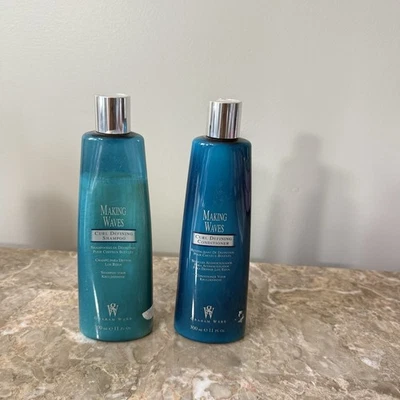 Champú definidor de rizos Graham Webb Making Waves + acondicionador 11 OZ nuevo Foto 1 de 3