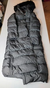 Lands End Full Length Puffer Coat 600 Down Feather Down Faux - Picture 1 of 5