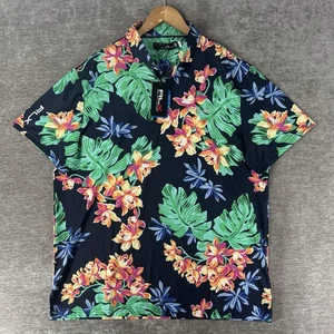 RLX Ralph Lauren Wicking Performance Polo Shirt Men’s Size XL Floral $115 NWT - Picture 1 of 7