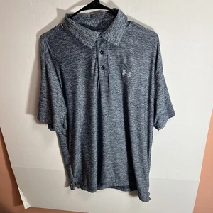 Under Armour Heat Gear Loose Polo Shirt Men’s Large Preppy Athletic - Picture 1 of 6