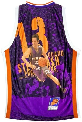 Camiseta Majestuosa De Colección Años 90 Steve Nash #13 Phoenix Suns Talla 56 2XL Fanimation Foto 1 de 4