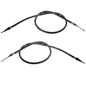 FOR VW GALAXY SHARAN ALHAMBRA REAR AXLE LEFT RIGHT BRAKE PARKING PARK CABLES - Picture 1 of 2