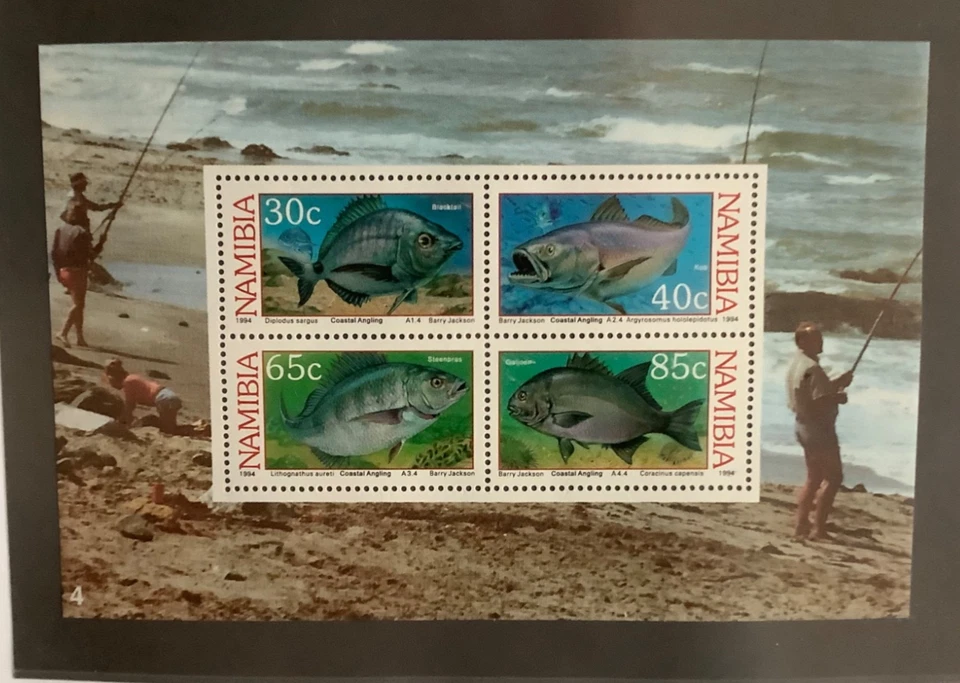 Namibia 1994: Coastal Angling MS - MNH - Image 1 of 1