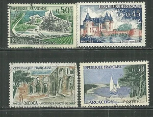 FRANKREICH 1008-10, 1013 GEBRAUCHT VERSCHIEDENE ANSICHTEN - Bild 1 von 1