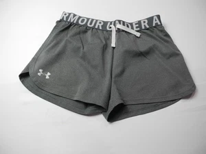 Under Armour Shorts Girls Youth Large HeatGear Athletic Elastic Waistband - Picture 1 of 5