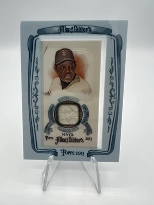 2013 Topps Allen Ginter Willie Mays Framed Mini Relic Game Used - Image 1 of 2