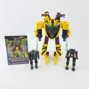Transformers Rapid Run Complete Energon Combat Class + Mini Cons - Picture 1 of 8