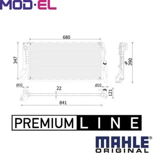 RADIATOR ENGINE COOLING CR 2318 000P FOR MINI B38A15A/A15F B36A15A 1.5L 3cyl - Picture 1 of 16