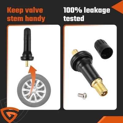 100pcs TPMS Tire Pressure Sensor Valve Stem Service Kit For 17-20008 20008 US - Image 1 of 4