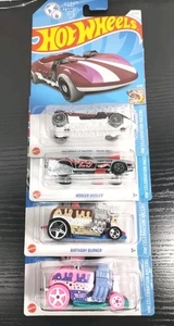 Lot Of 4 Hot Wheels HW Celebration Racers #1, 5, 8(2) Partial Set Good Condition - Picture 1 of 14