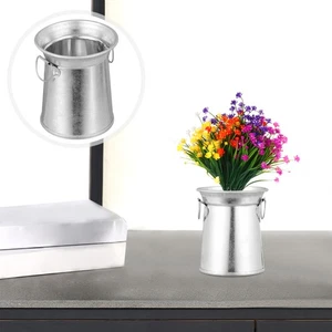 3 Pcs Tin Succulent Flower Pot Display Bucket Vintage Vase Desktop Decoration - Bild 1 von 12