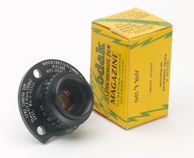 MINT CONDITION LEITZ CANADA "ELCAN" 35mm f/2.8 MILITARY LENS COVERS FULL FRAME - Image 1 of 4