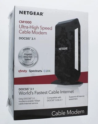 NETGEAR CM1000 Ultra- High Speed Cable Modem  - Image 1 of 3