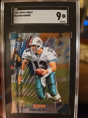 1999 Topps Finest - Dan Marino #10  - Image 1 of 2