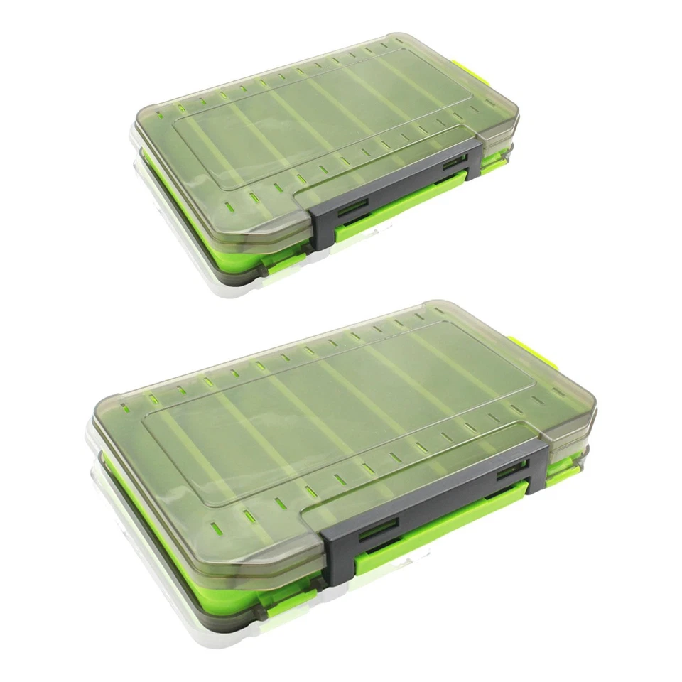 Boîte de rangement double face pour matériel de pêche, accessoire pratique, - Photo 1/1